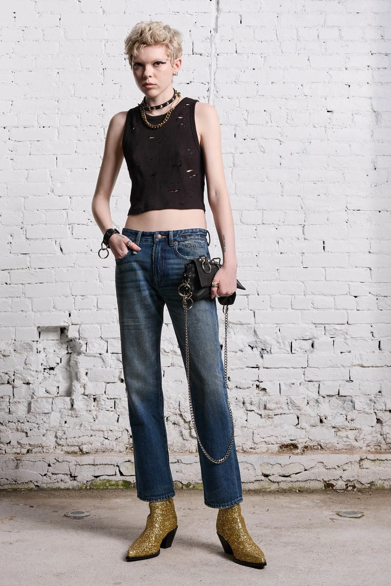 ROMEO JEAN - DANE INDIGO sold by R13 product image thumbnail 2