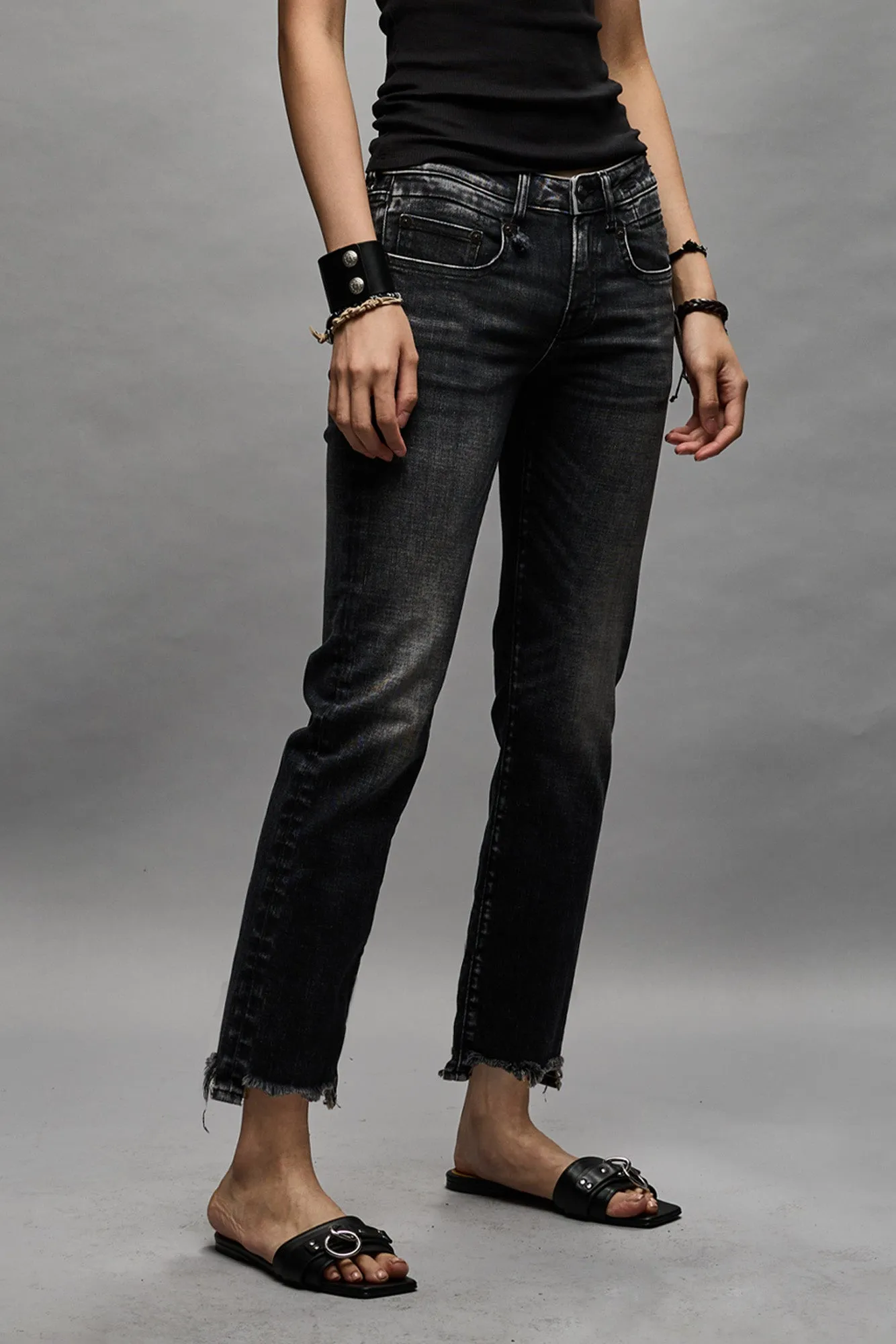 BOY STRAIGHT - MORRISON BLACK sold by R13