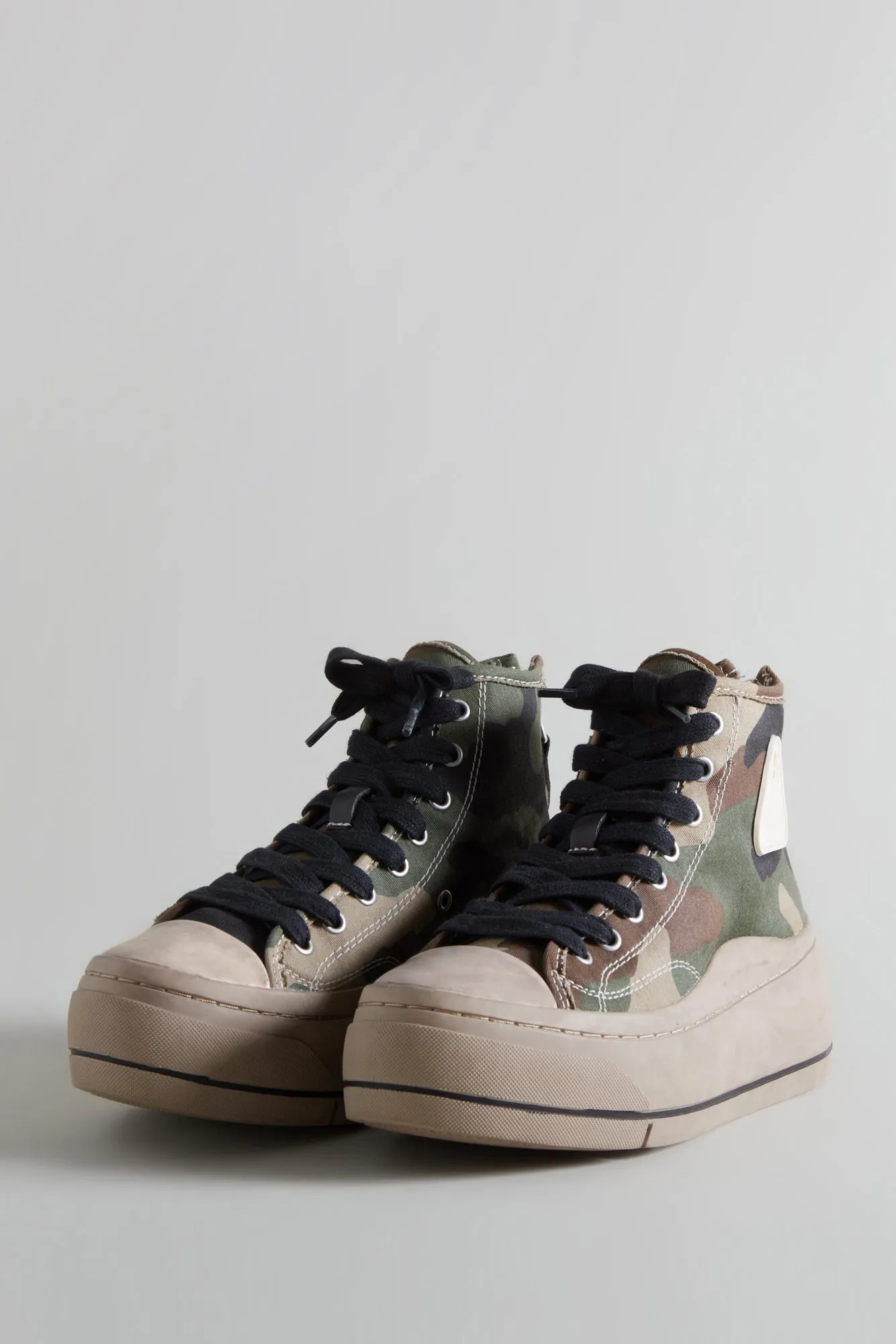 KURT HIGH TOP SNEAKER- CAMO & BROWN sold by R13