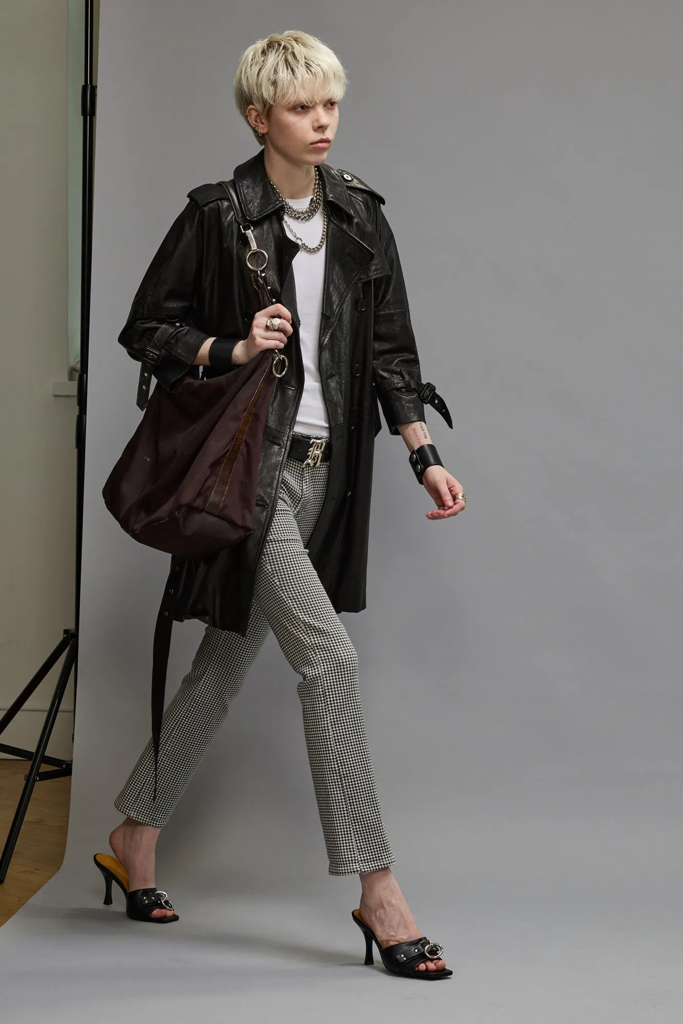 KICK FIT - PRINTED HOUNDSTOOTH sold by R13 product image thumbnail 2