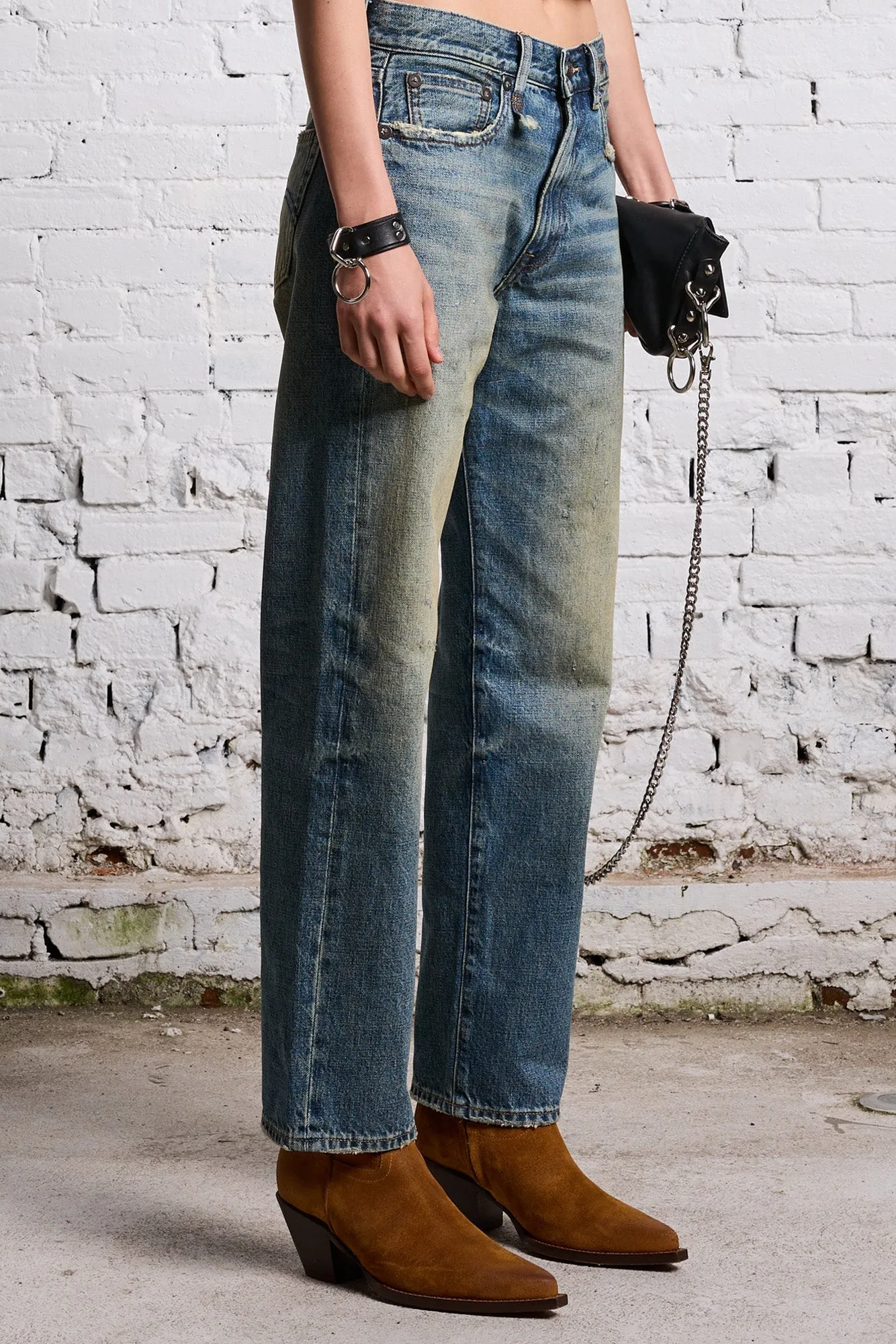 BOYFRIEND JEAN - CLINTON BLUE sold by R13 product image thumbnail 4