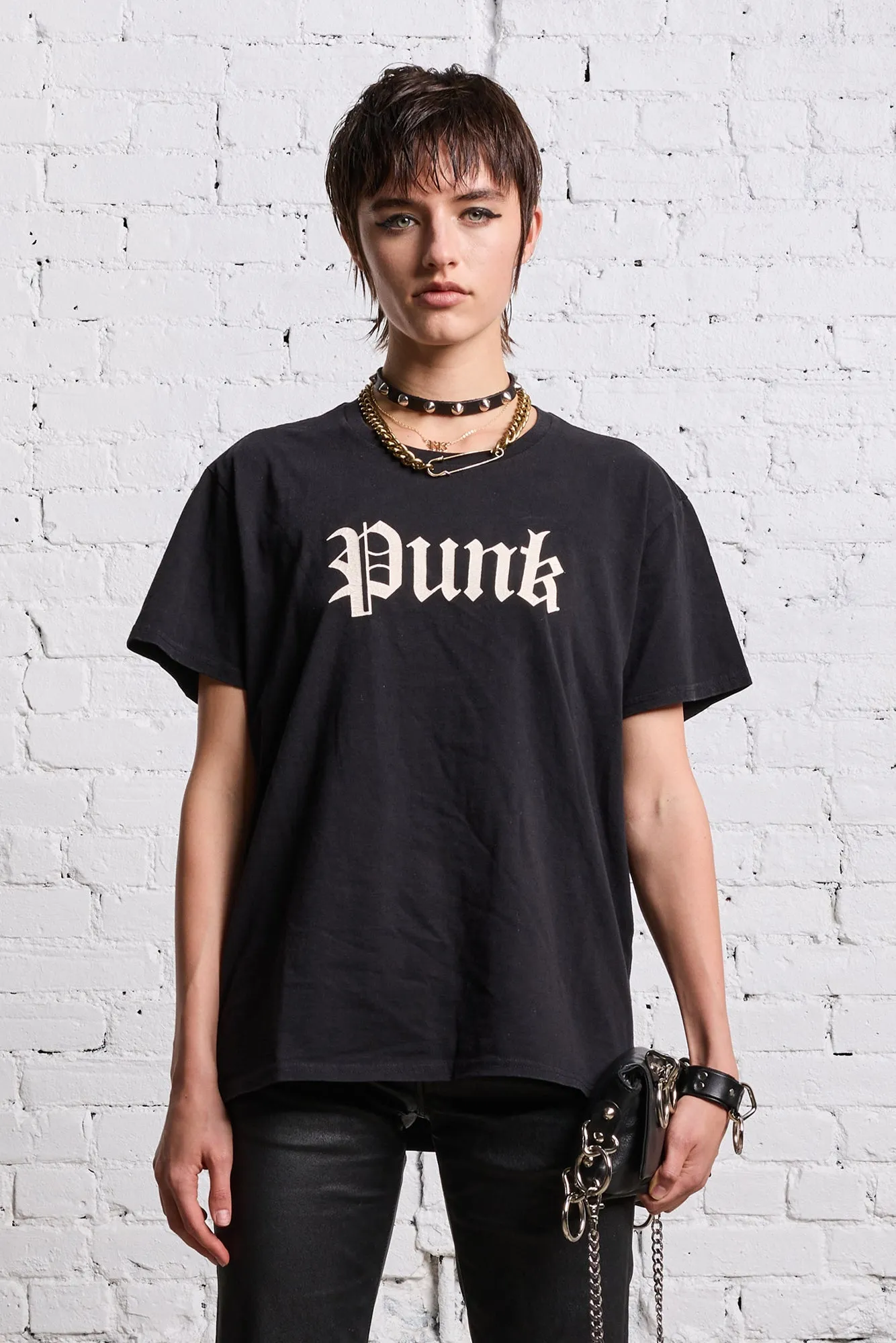 PUNK BOY T - BLACK sold by R13 product image thumbnail 3