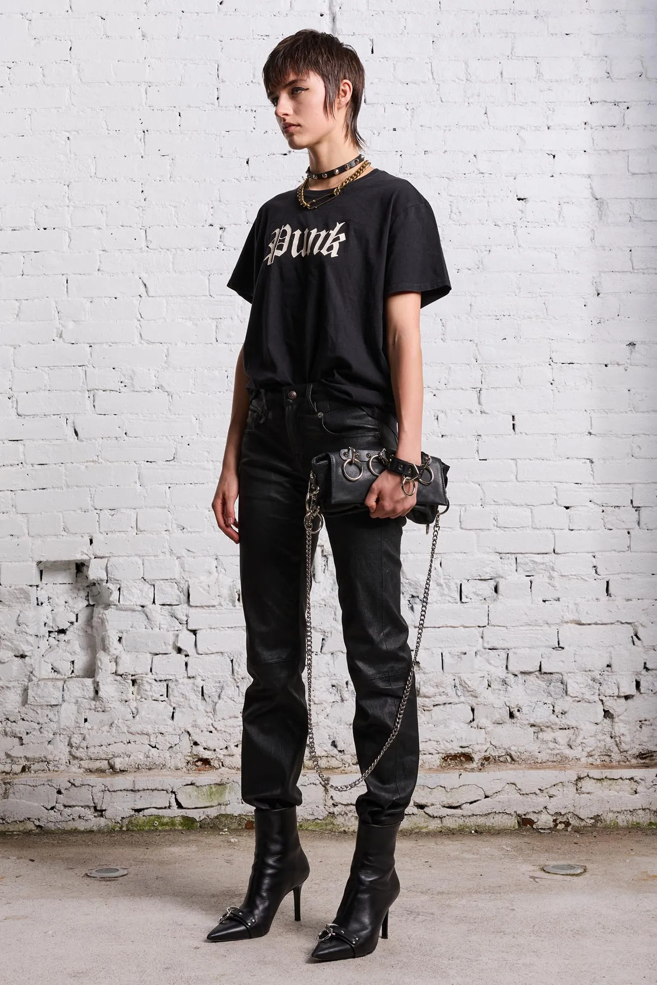 PUNK BOY T - BLACK sold by R13 product image thumbnail 2