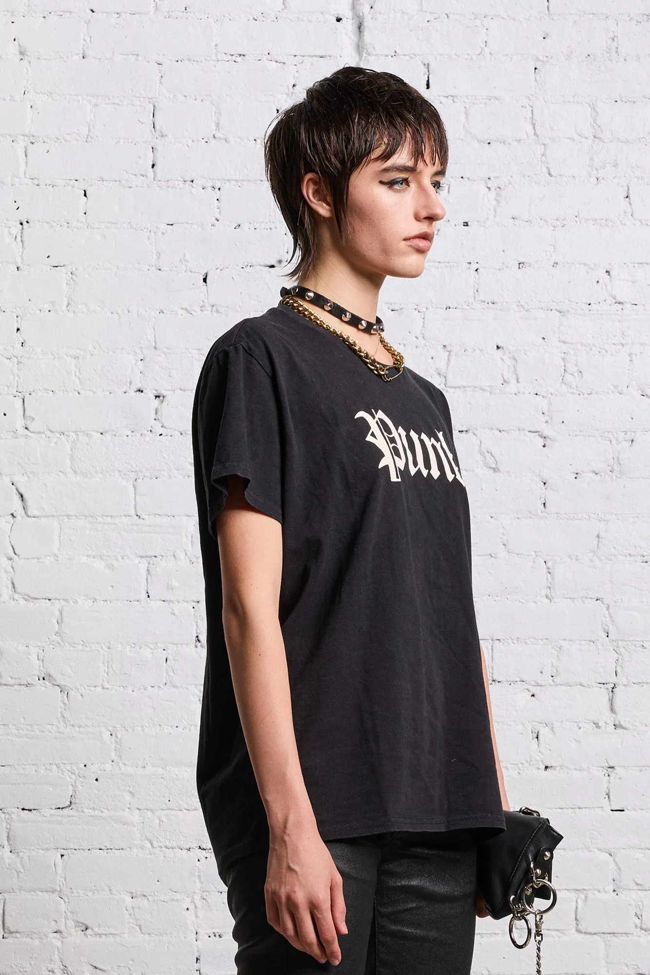 PUNK BOY T - BLACK sold by R13 product image thumbnail 4