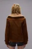 OVERSIZED COLLAR JACKET - BROWN CORDUROY sold by R13