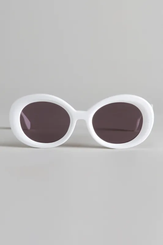 R13 SUNGLASSES - WHITE AND GREY sold by R13