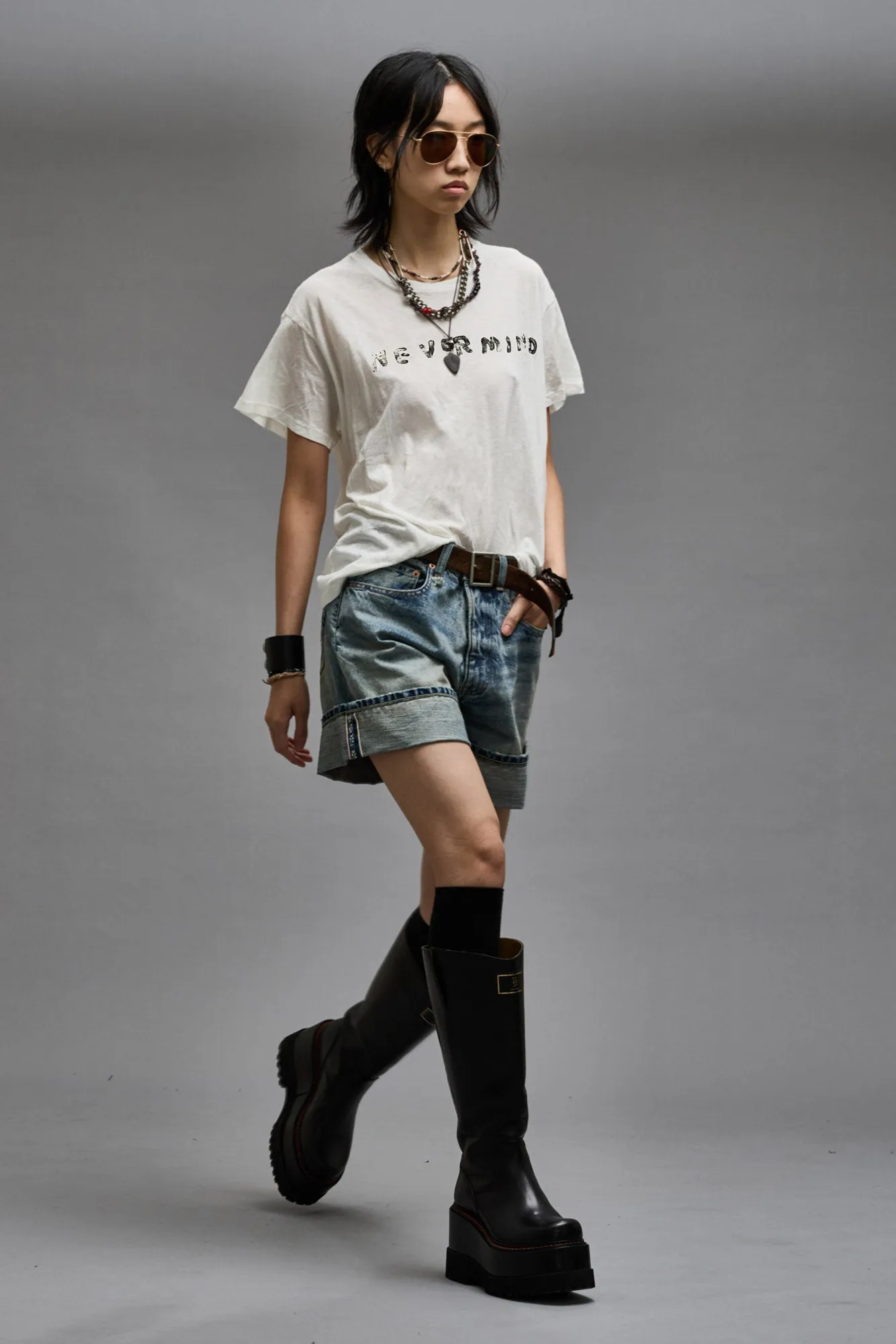 NEVERMIND BOY T - ECRU sold by R13 product image thumbnail 2