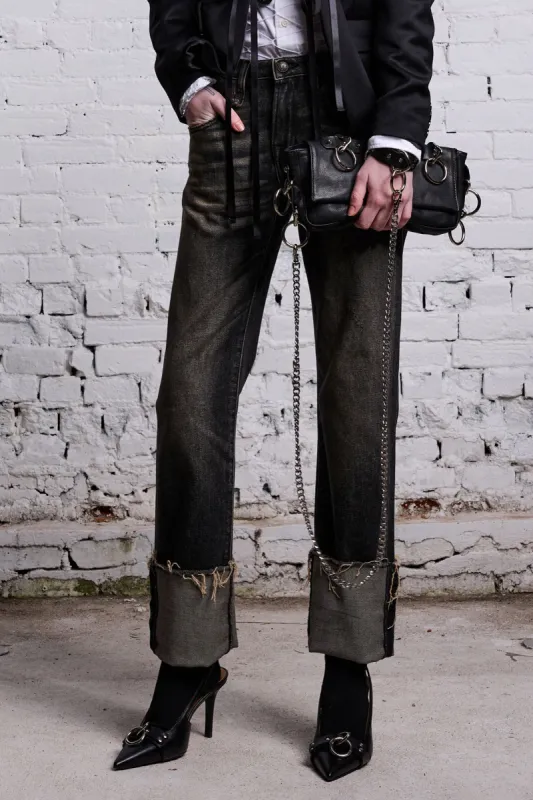 TOBI BOY JEAN - ABBEY BLACK sold by R13