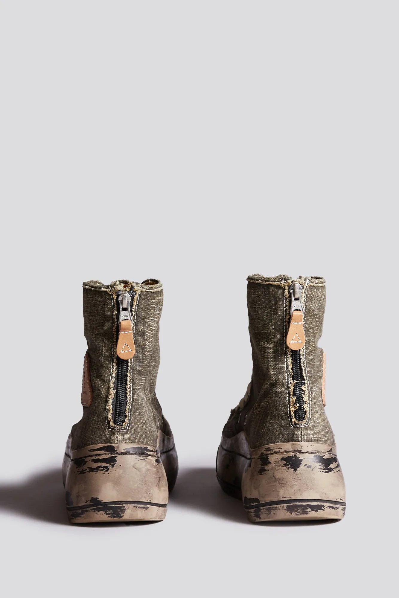 DISTRESSED TALL KURT - BLACK COATED CANVAS sold by R13 product image thumbnail 3