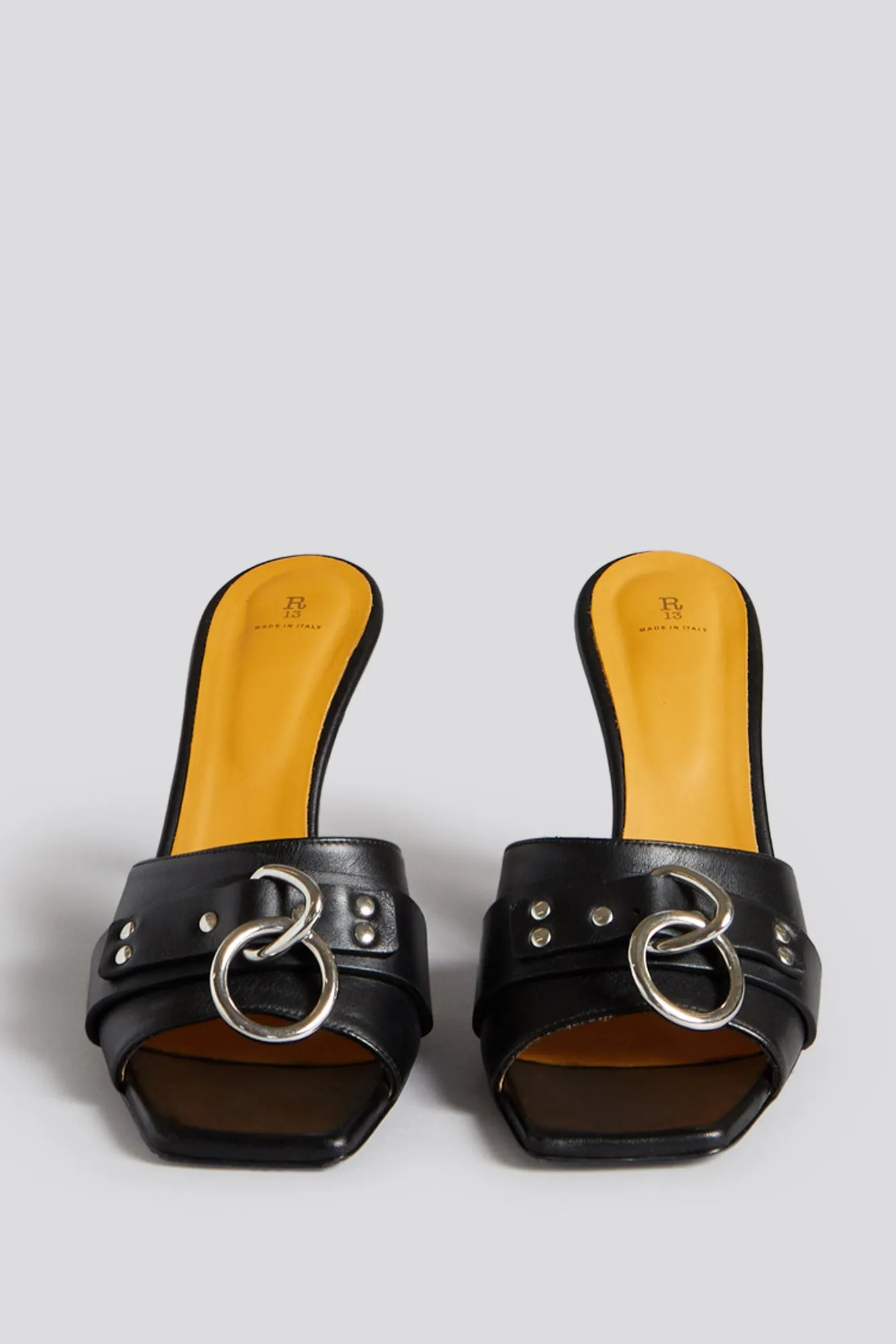 SID HEELED HARNESS SLIDE - BLACK sold by R13 product image thumbnail 3