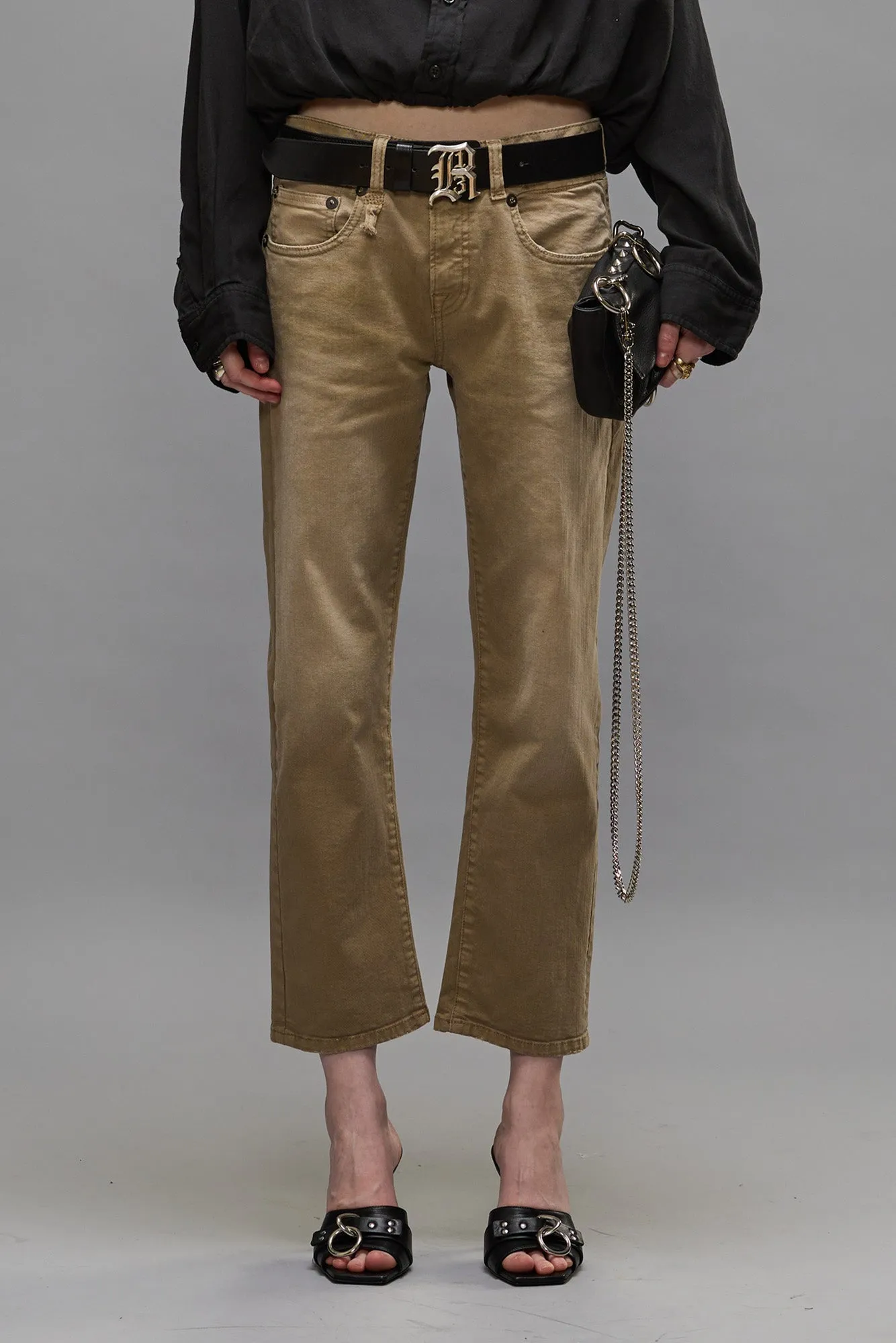 BOY STRAIGHT - PEBBLE STRETCH sold by R13 product image thumbnail 3