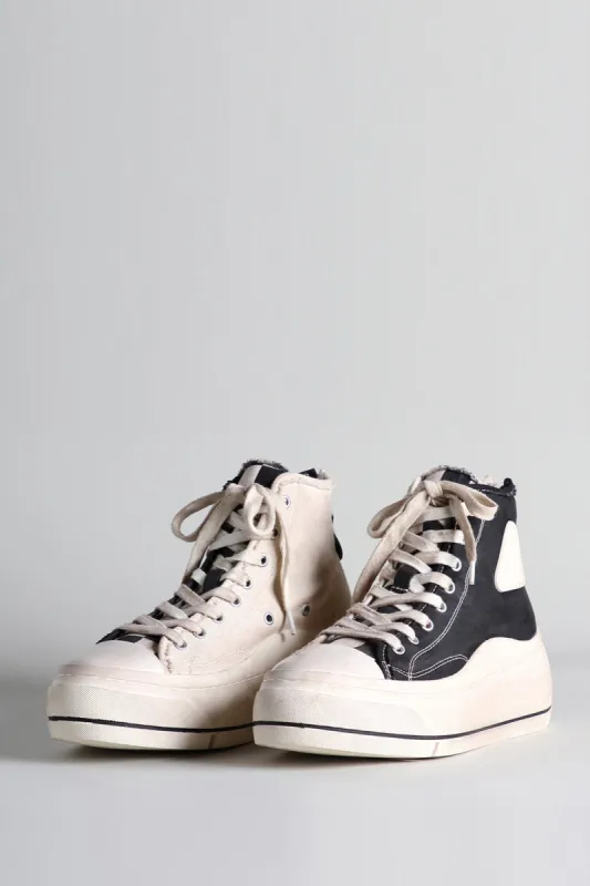 KURT HIGH TOP - BLACK/ECRU COLOR BLOCK sold by R13