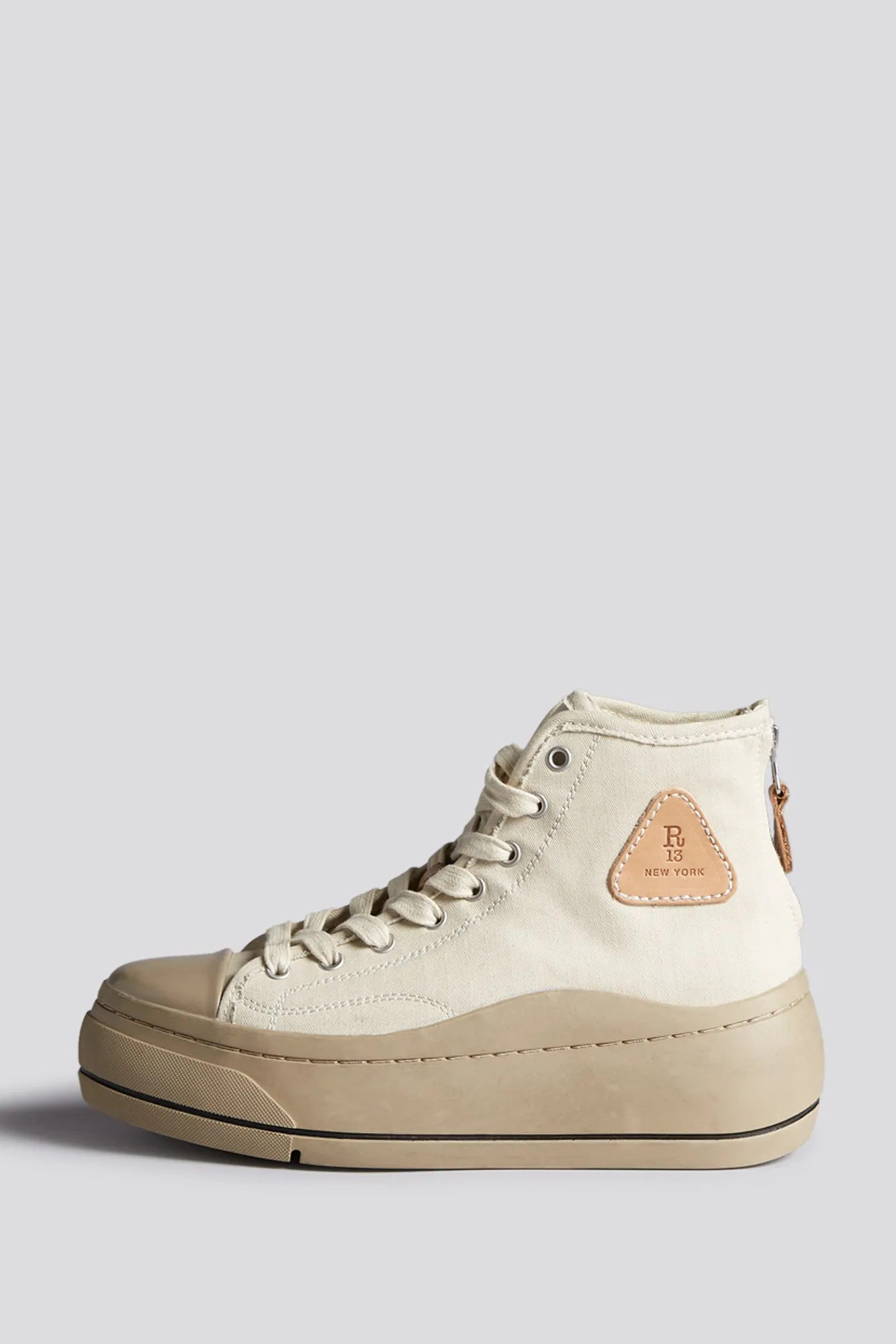 KURT HIGH TOP - NATURAL HERRINGBONE sold by R13 product image thumbnail 4