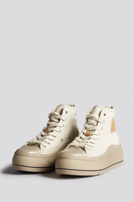 KURT HIGH TOP - NATURAL HERRINGBONE sold by R13