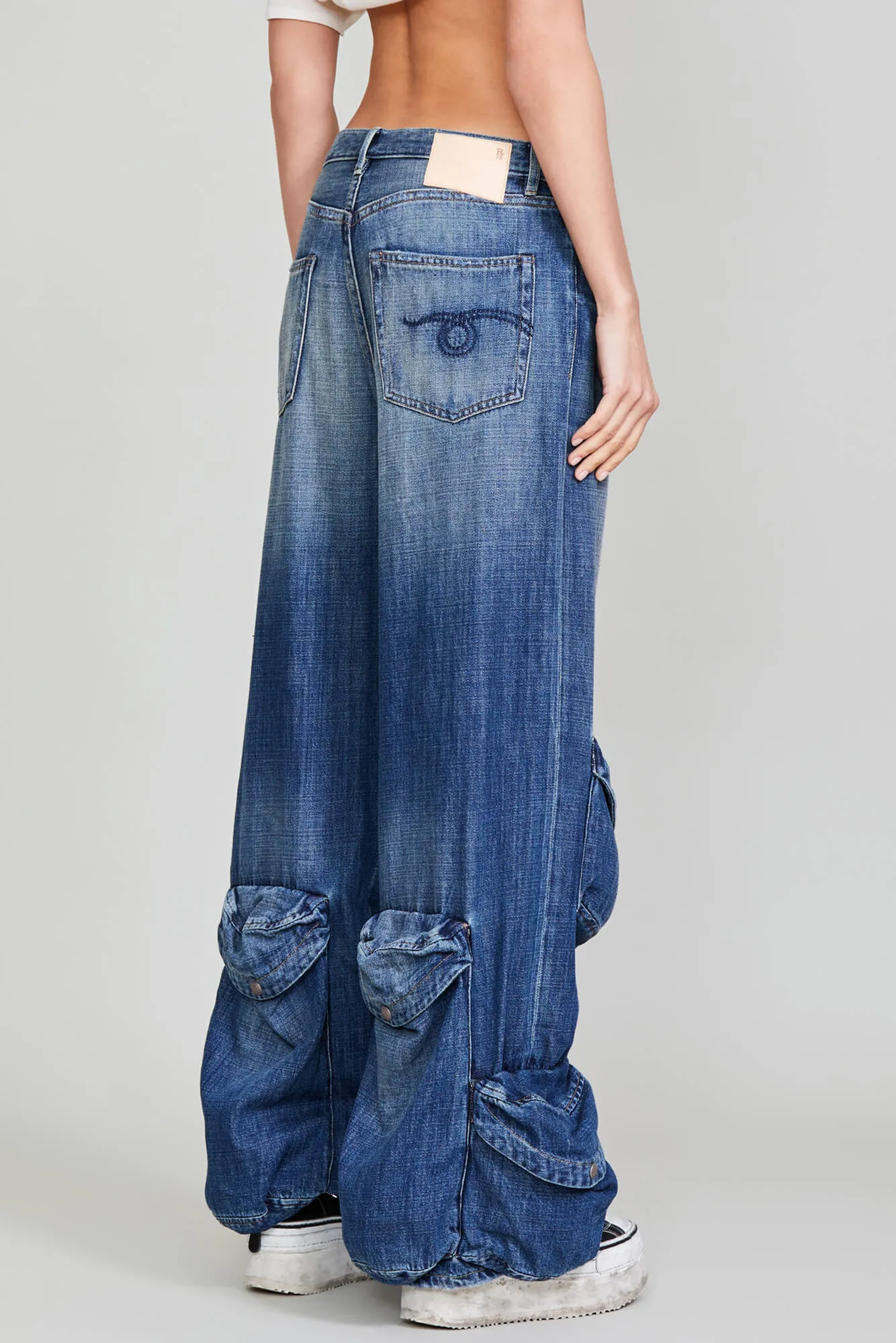 MULTIPOCKET UTILITY JEAN - DANE INDIGO sold by R13 product image thumbnail 3