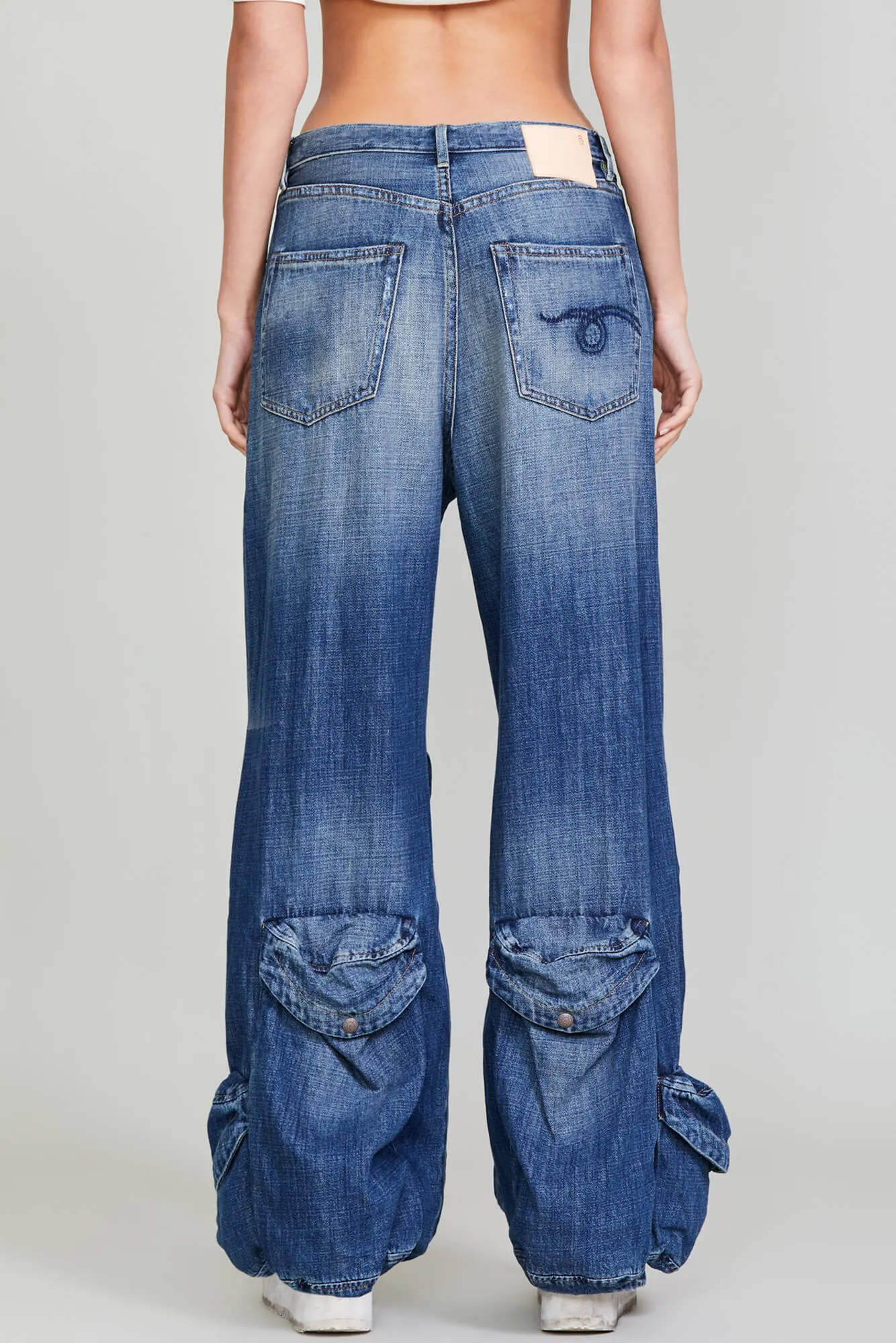 MULTIPOCKET UTILITY JEAN - DANE INDIGO sold by R13 product image thumbnail 4