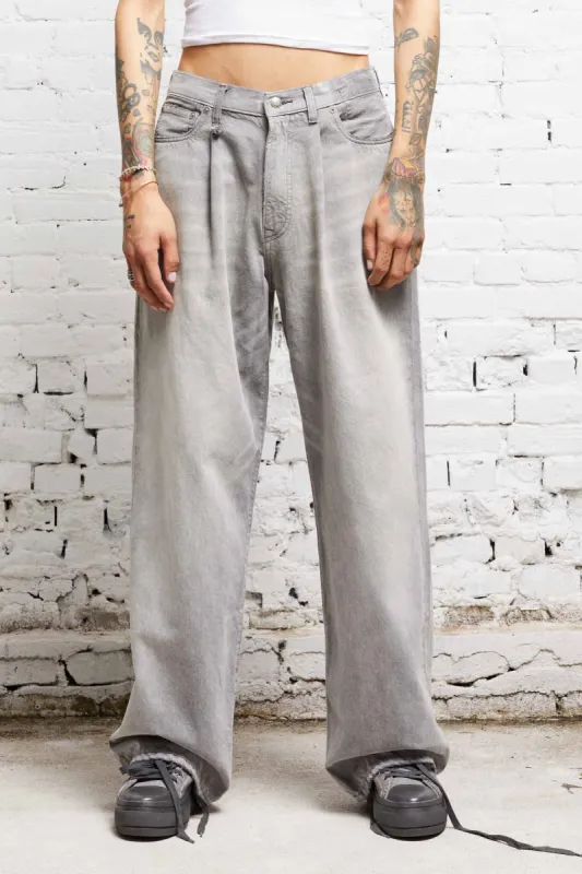 DAMON PLEATED WIDE LEG - WADE GREY sold by R13