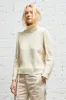 FLAT SLEEVE TURTLENECK - ECRU sold by R13