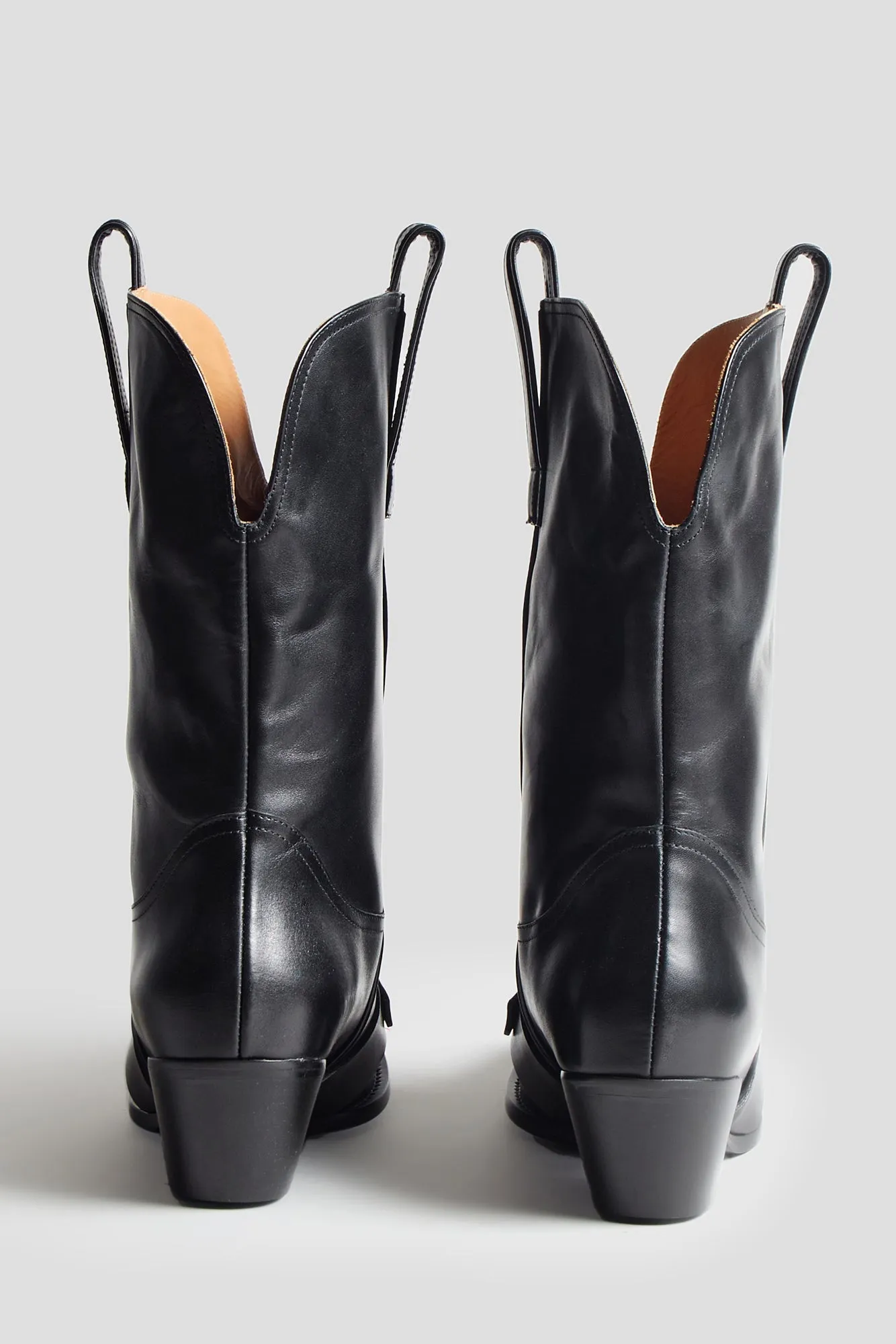 RINGED LOW RIDER COWBOY BOOT - BLACK sold by R13 product image thumbnail 3
