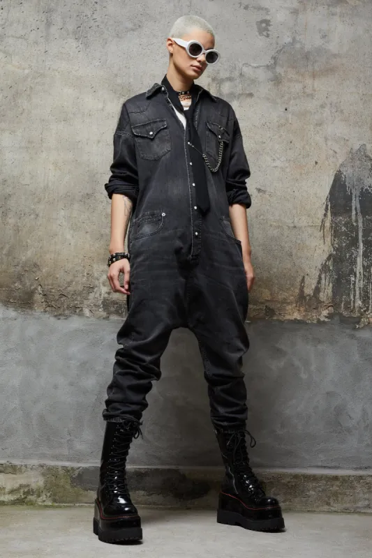 COWBOY DROP JUMPSUIT made by R13