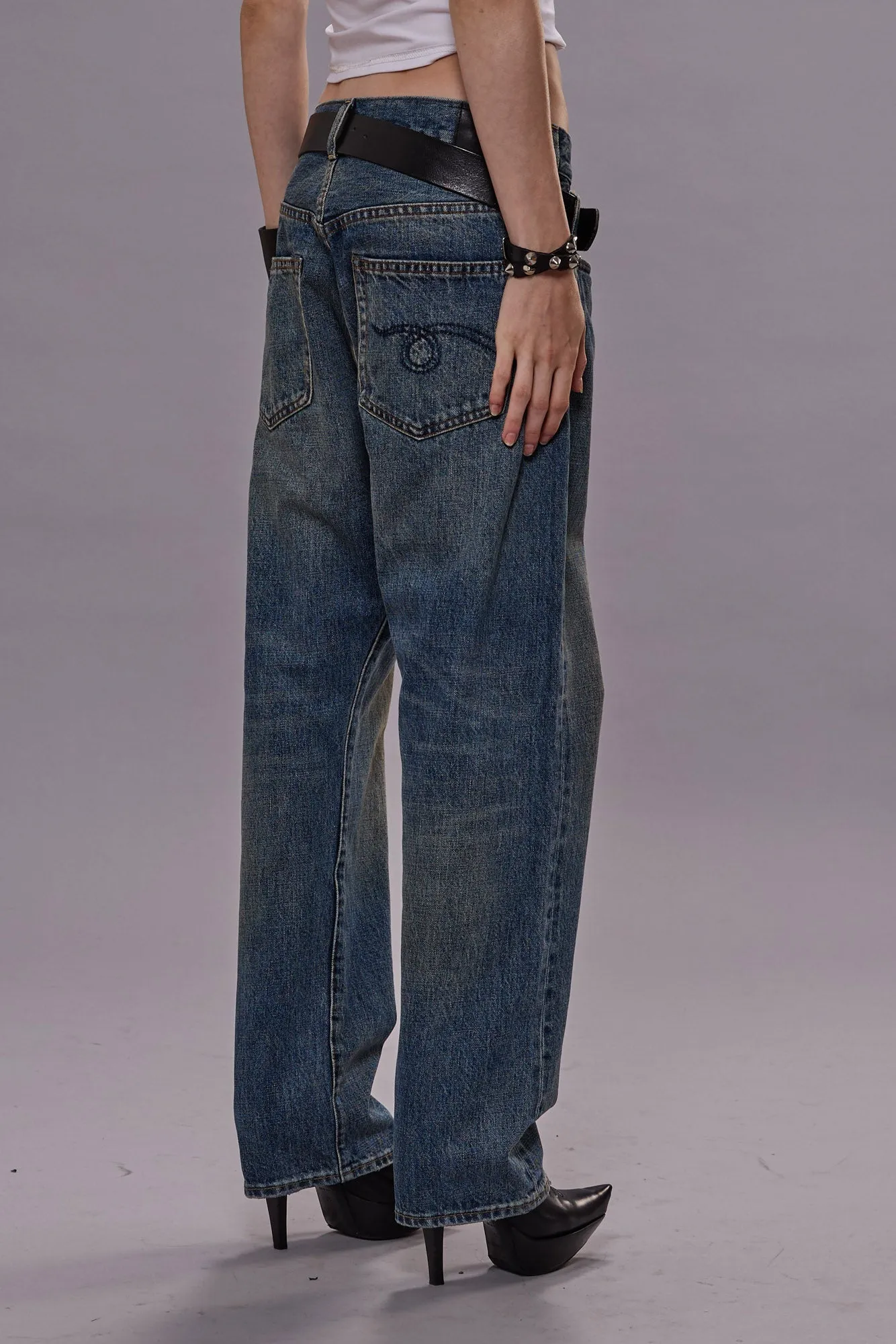 CROSSOVER JEAN - BARTER INDIGO sold by R13 product image thumbnail 4