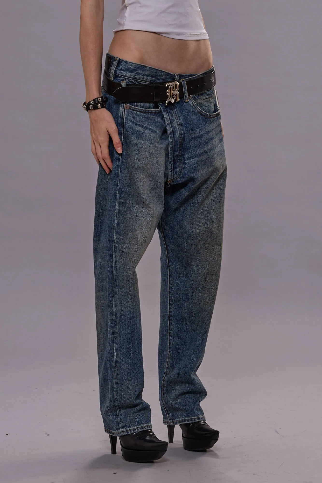 CROSSOVER JEAN - BARTER INDIGO sold by R13 product image thumbnail 3