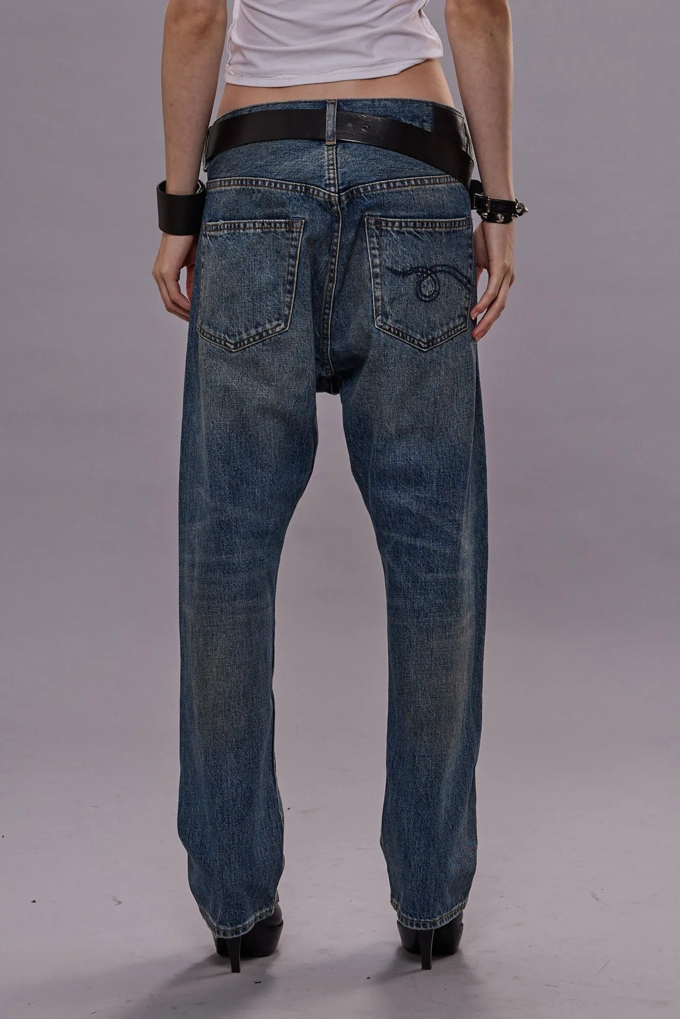 CROSSOVER JEAN - BARTER INDIGO sold by R13 product image thumbnail 5