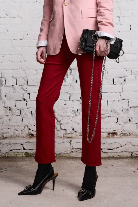 BOY STRAIGHT - VIVID RED STRETCH sold by R13