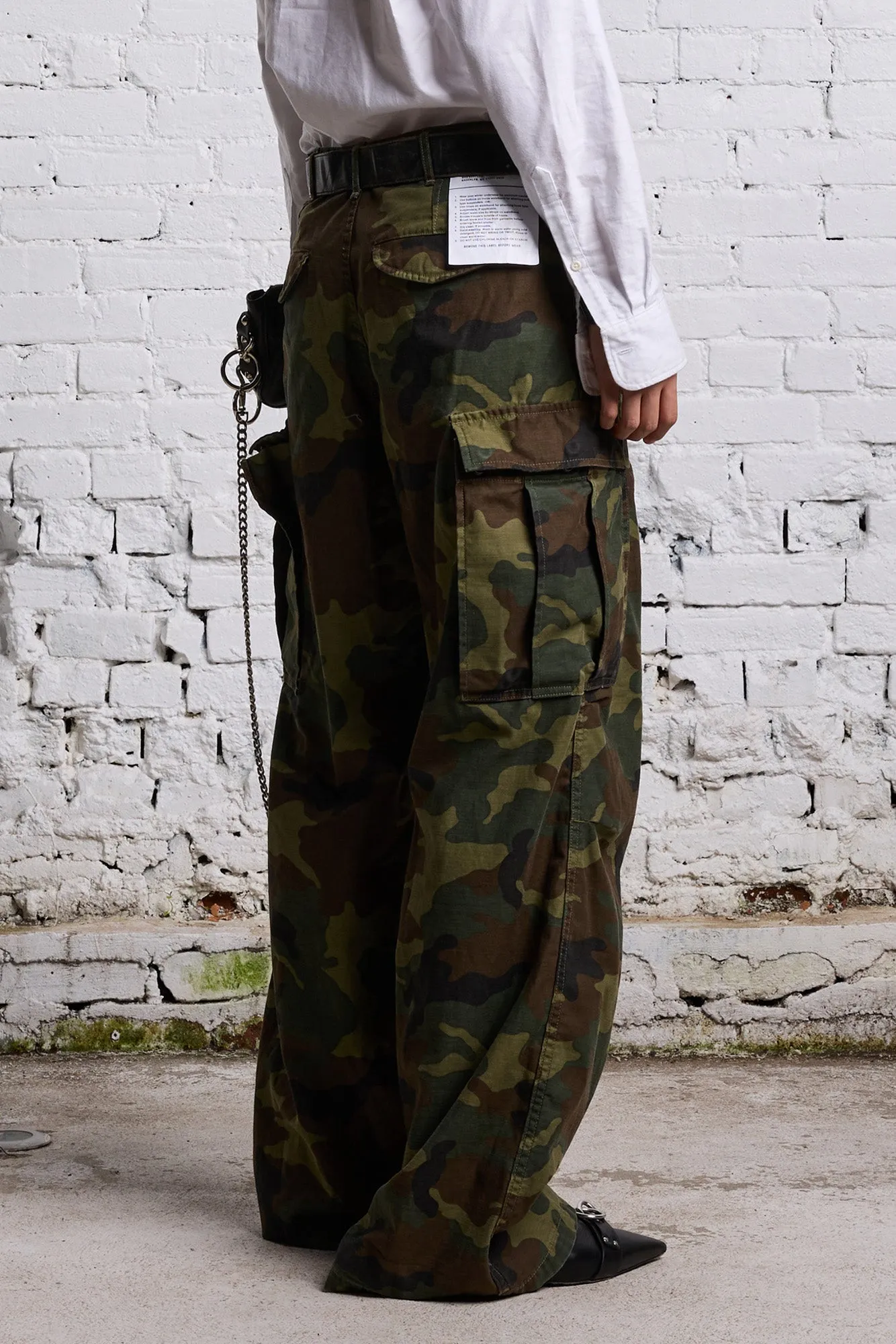 WIDE LEG CARGO - CAMO sold by R13 product image thumbnail 5