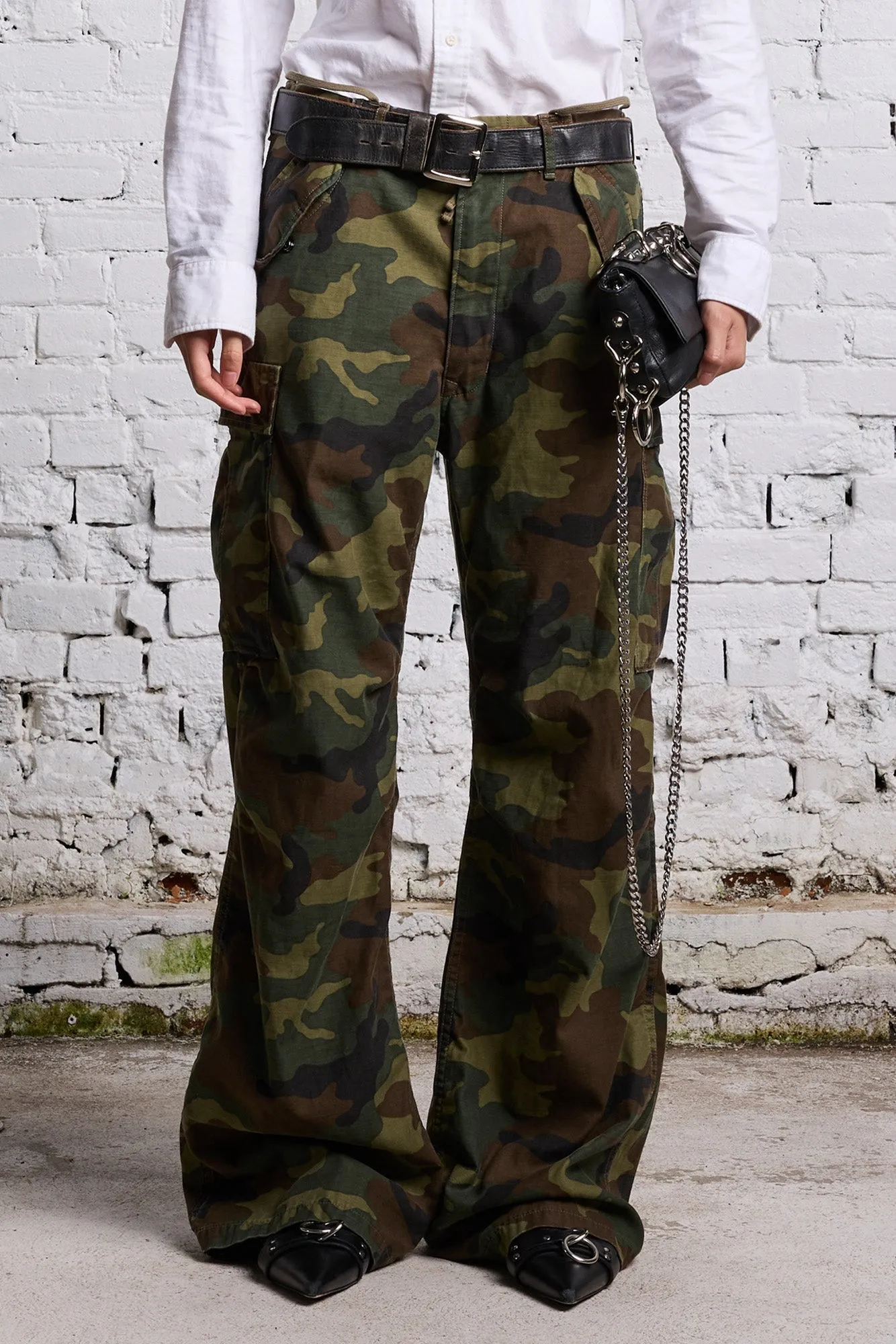 WIDE LEG CARGO - CAMO sold by R13 product image thumbnail 3