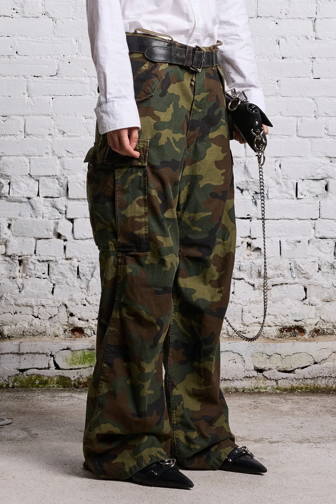 WIDE LEG CARGO - CAMO sold by R13 product image thumbnail 4