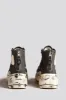 KURT HIGH TOP SNEAKER - SCRATCH PAINT BLACK sold by R13