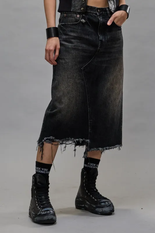 JESSE SKIRT - ARVIN BLACK sold by R13