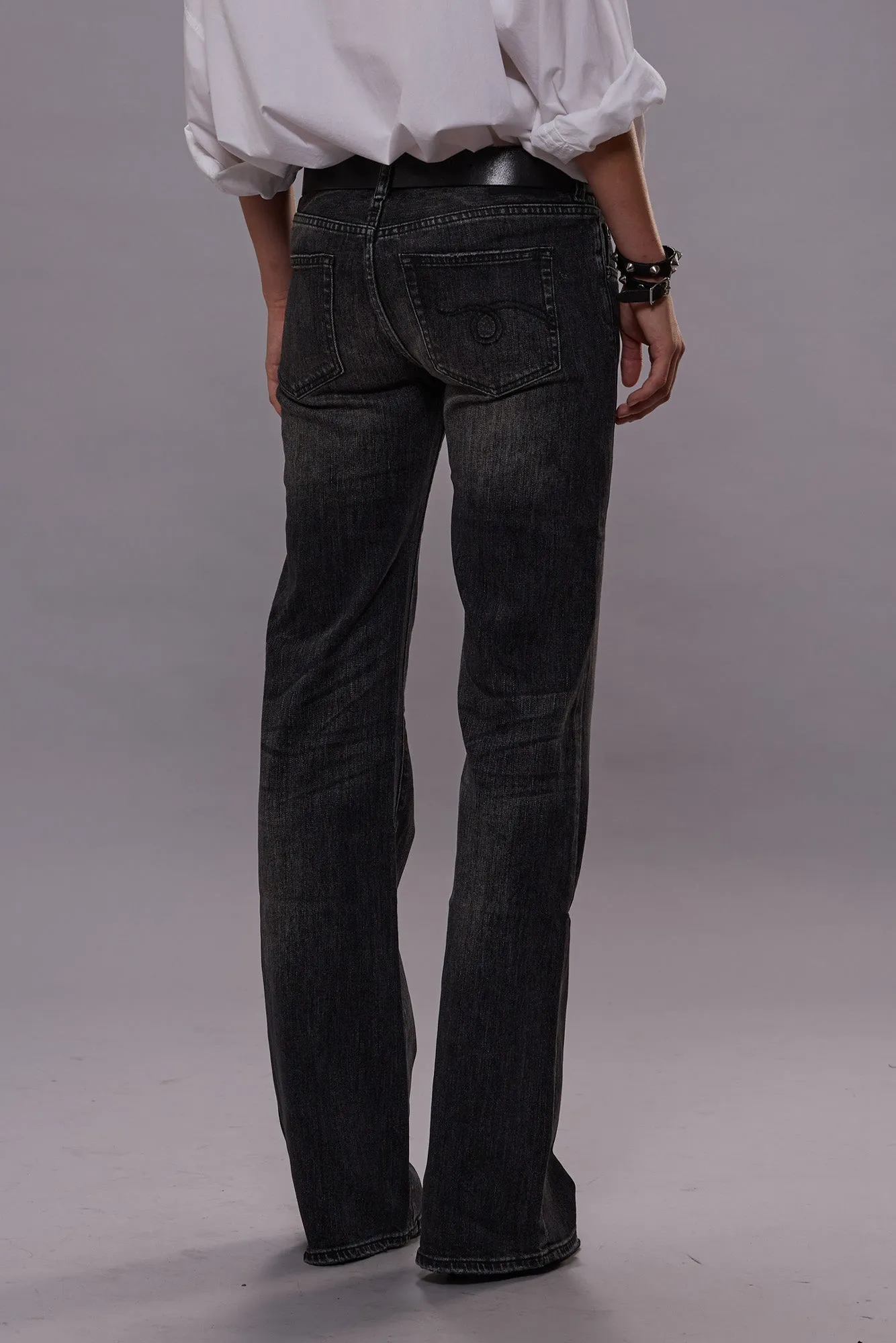 BOY FLARE - KENNET BLACK STRETCH sold by R13 product image thumbnail 4