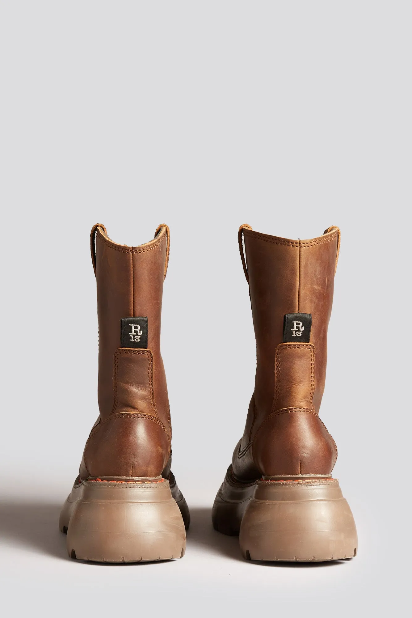 WORKWEAR BOOT - BROWN sold by R13 product image thumbnail 3