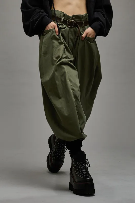 JESSE ARMY PANT - OLIVE RIPSTOP sold by R13