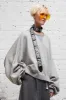 JUMBO CROPPED CREWNECK - HEATHER GREY sold by R13