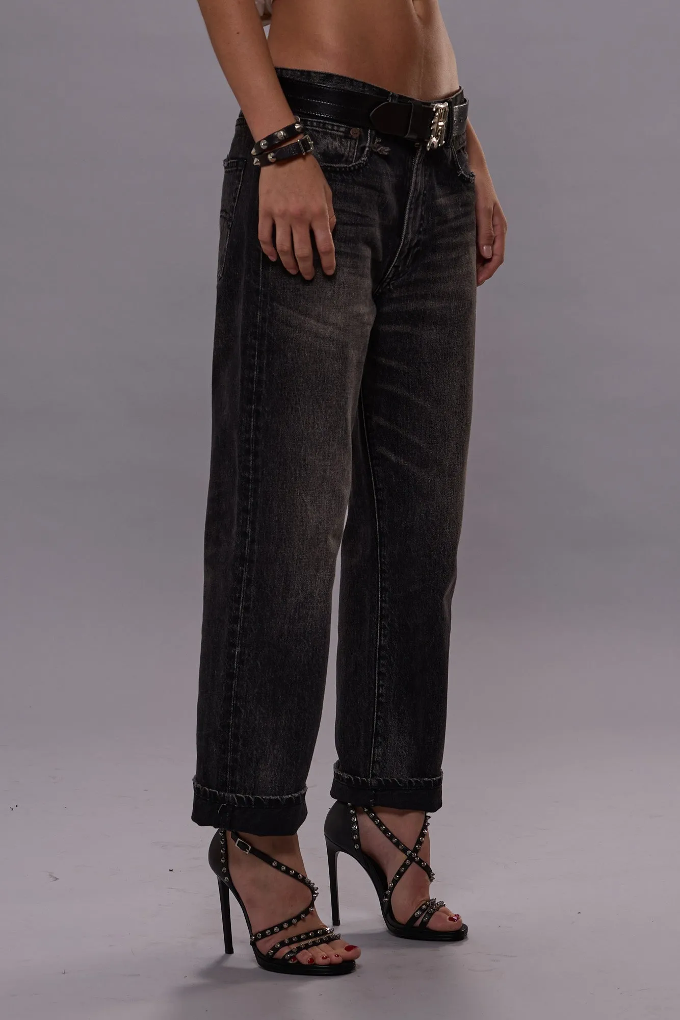 BOYFRIEND JEAN - ARVIN BLACK sold by R13 product image thumbnail 3
