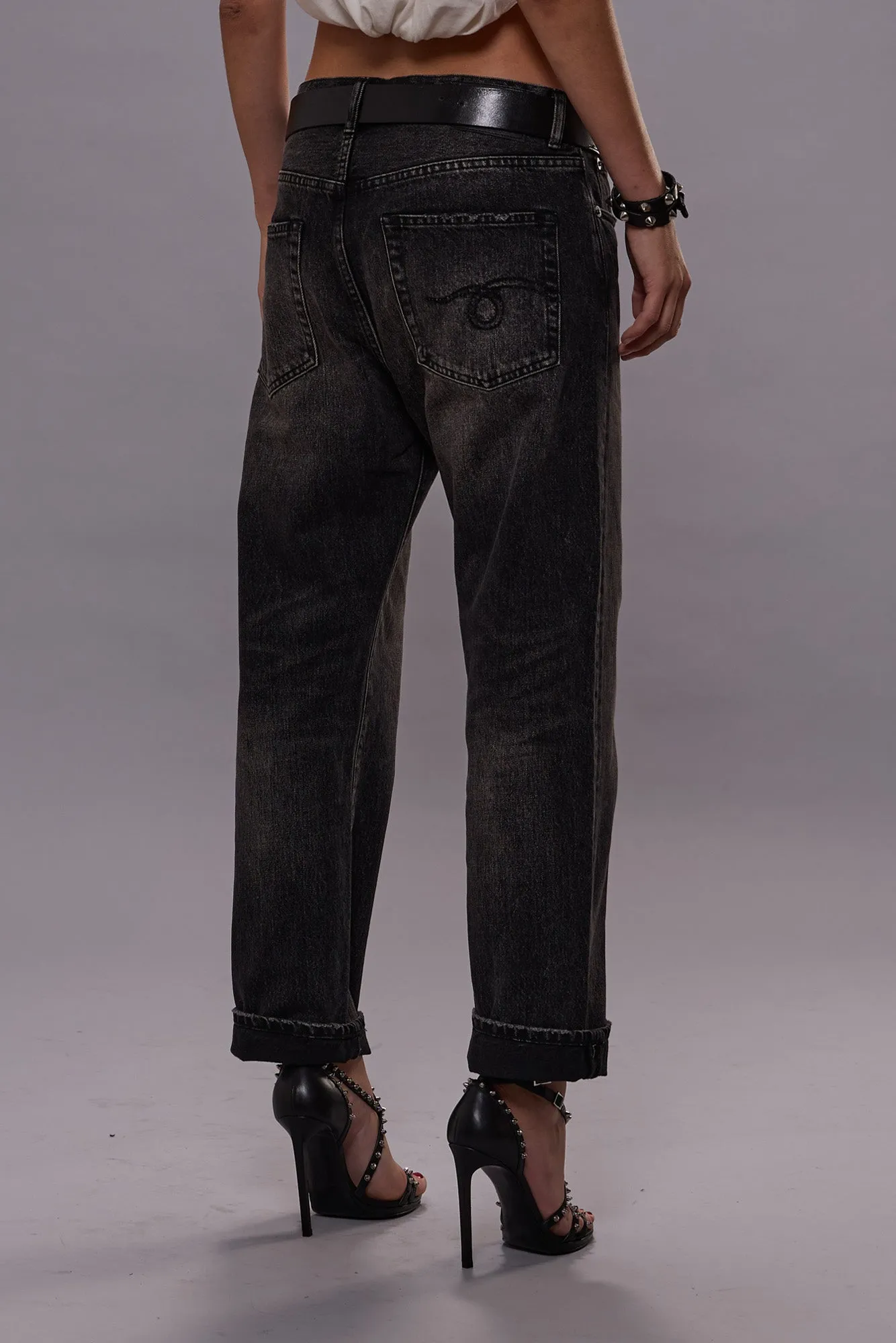 BOYFRIEND JEAN - ARVIN BLACK sold by R13 product image thumbnail 4