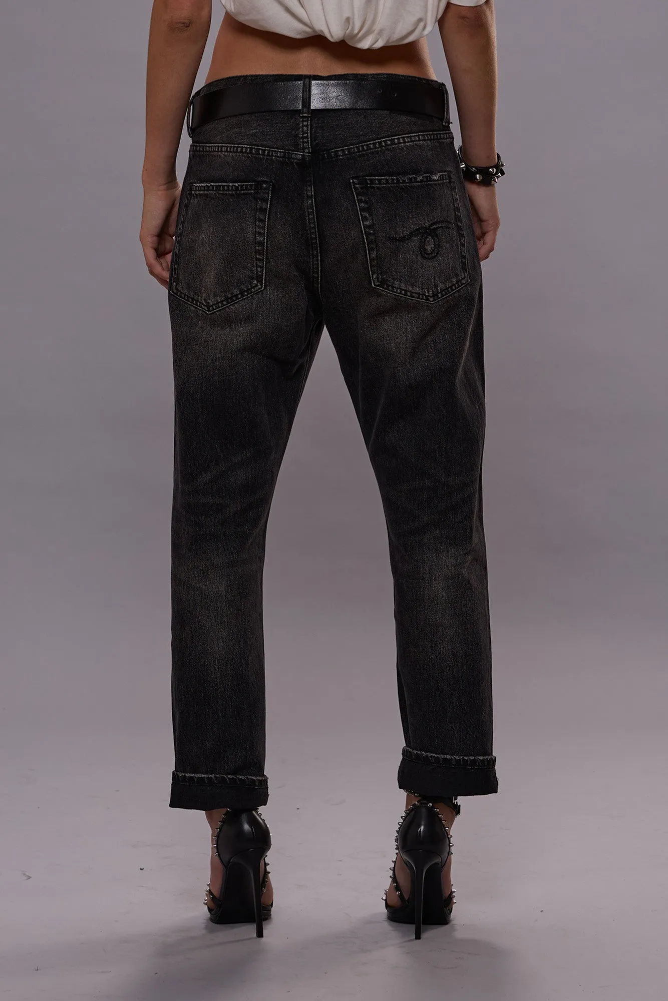 BOYFRIEND JEAN - ARVIN BLACK sold by R13 product image thumbnail 5