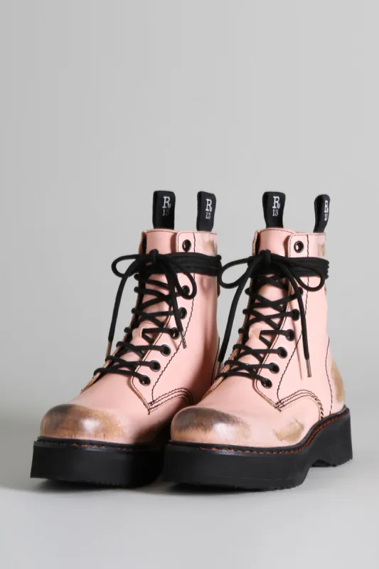 SINGLE STACK BOOT - PINK sold by R13