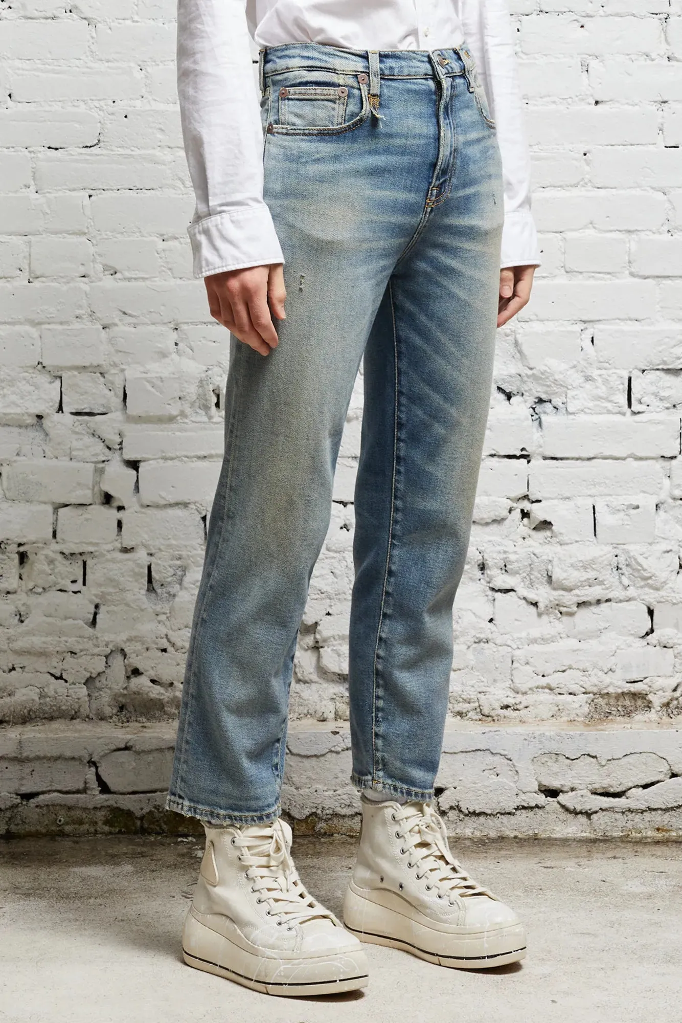 SHELLEY SLIM - HESTER BLUE STRETCH sold by R13 product image thumbnail 3