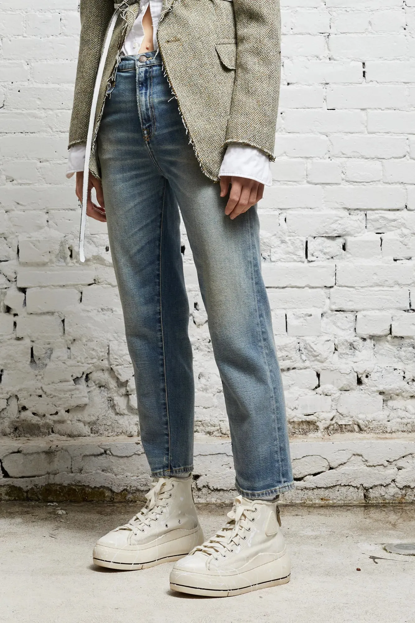 SHELLEY SLIM - HESTER BLUE STRETCH sold by R13