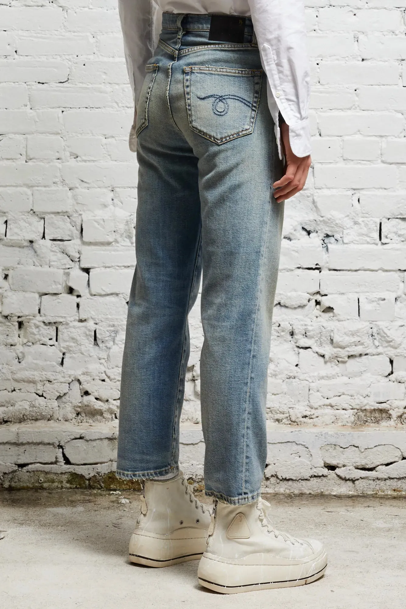 SHELLEY SLIM - HESTER BLUE STRETCH sold by R13 product image thumbnail 4