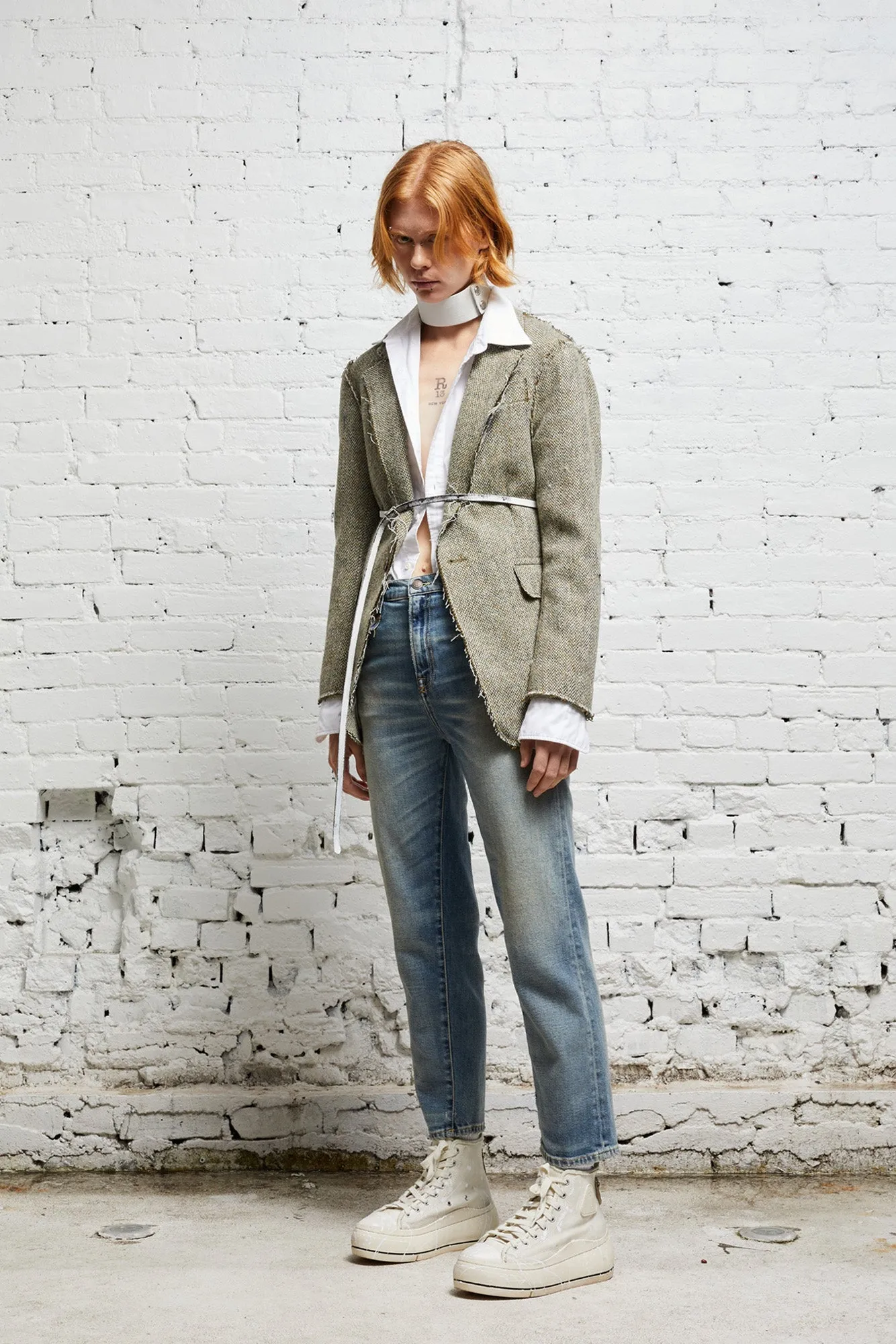 SHELLEY SLIM - HESTER BLUE STRETCH sold by R13 product image thumbnail 2