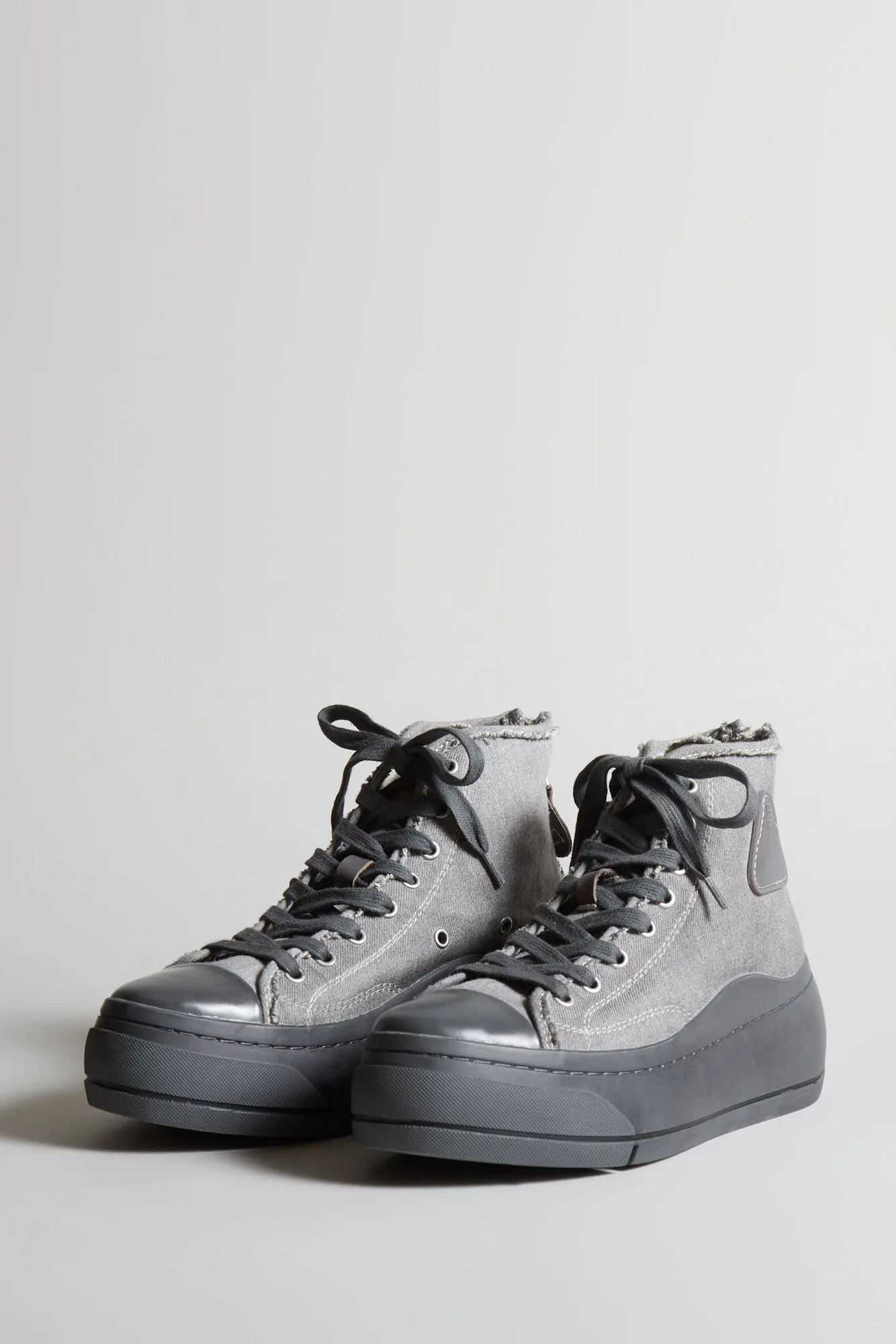 KURT HIGH TOP SNEAKER - LIGHT GREY DENIM sold by R13