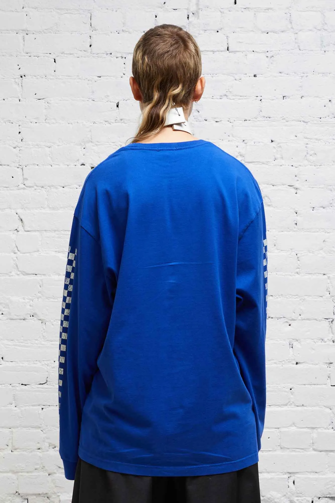 SKATE LONG SLEEVE T - BLUE sold by R13 product image thumbnail 5