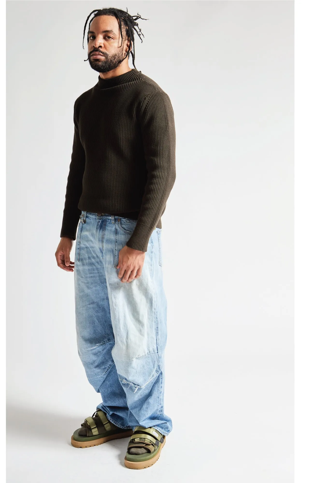 GLEN ARTICULATED KNEE JEANS - TURNER BLUE sold by R13 product image thumbnail 2