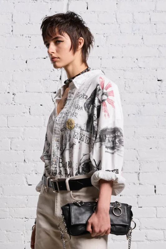 DROP NECK SHIRT - SKETCHBOOK sold by R13