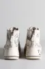 DOUBLE GROMMET KURT HIGH TOP SNEAKER - GRAFFITI ECRU CHECKER sold by R13